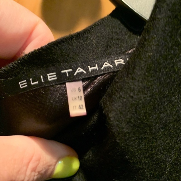 Elie Tahari Wool Blend Sleeveless Dress in Black size 6 - Picture 4 of 5